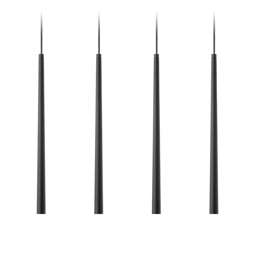 Orno TABUNG 4P, pakabinamas šviestuvas, G9 max.6W, juodas – 4