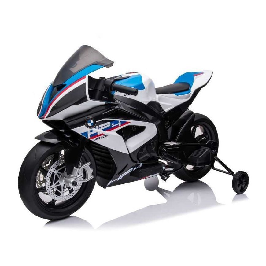 Lean Cars Baterija varomas motociklas BMW HP4 Race JT5001 baltas – 2