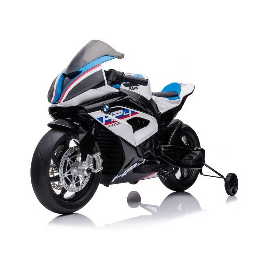 Lean Cars Battery powered motorcycle BMW HP4 Race JT5001 white – 3