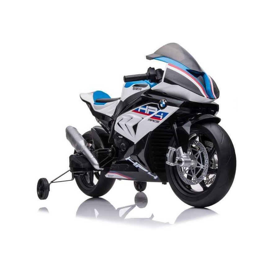 Lean Cars Battery powered motorcycle BMW HP4 Race JT5001 white – 5