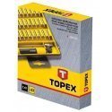 Topex Precision screwdriver bits with handle, set of 32 pcs.