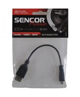Sencor usb b micro / usb a ligzda SCO 513 001