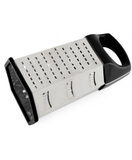 BOJ 021121602 6-sided grater, ner. pl., 0.25 mm thick, plastic handle
