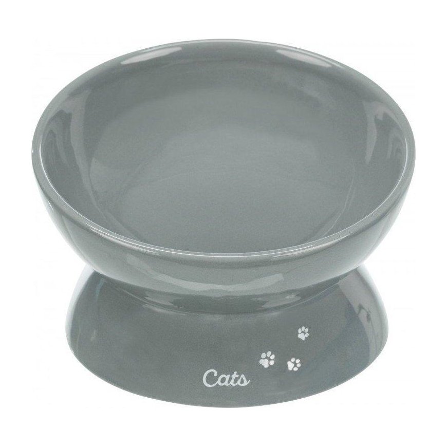 TRIXIE pet bowl, ceramic, gray, 0