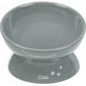 TRIXIE pet bowl, ceramic, gray, 0.35 l/ø 17 cm TRIXIE pet bowl, ceramic, gray, 0.35 l/ø 17 cm
