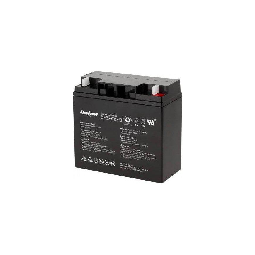 Lead battery Rebel 12V 17Ah – 4