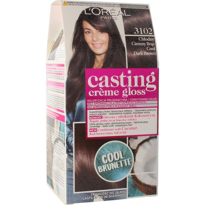 L'Oréal Casting Creme Gloss hair dye 3102 Cool Dark Brown – 2