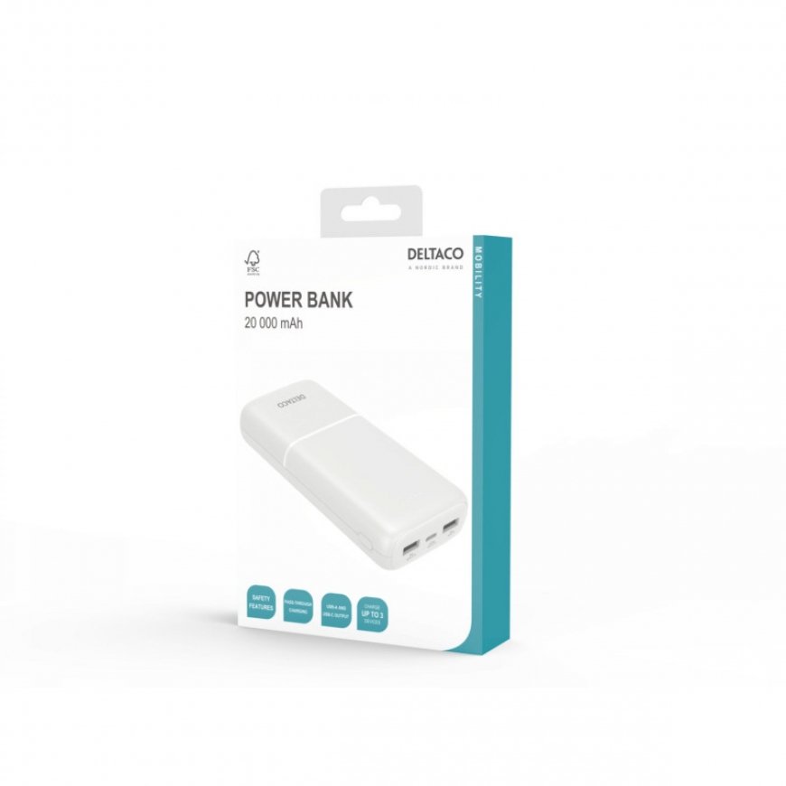 Deltaco External battery DELTACO 20,000