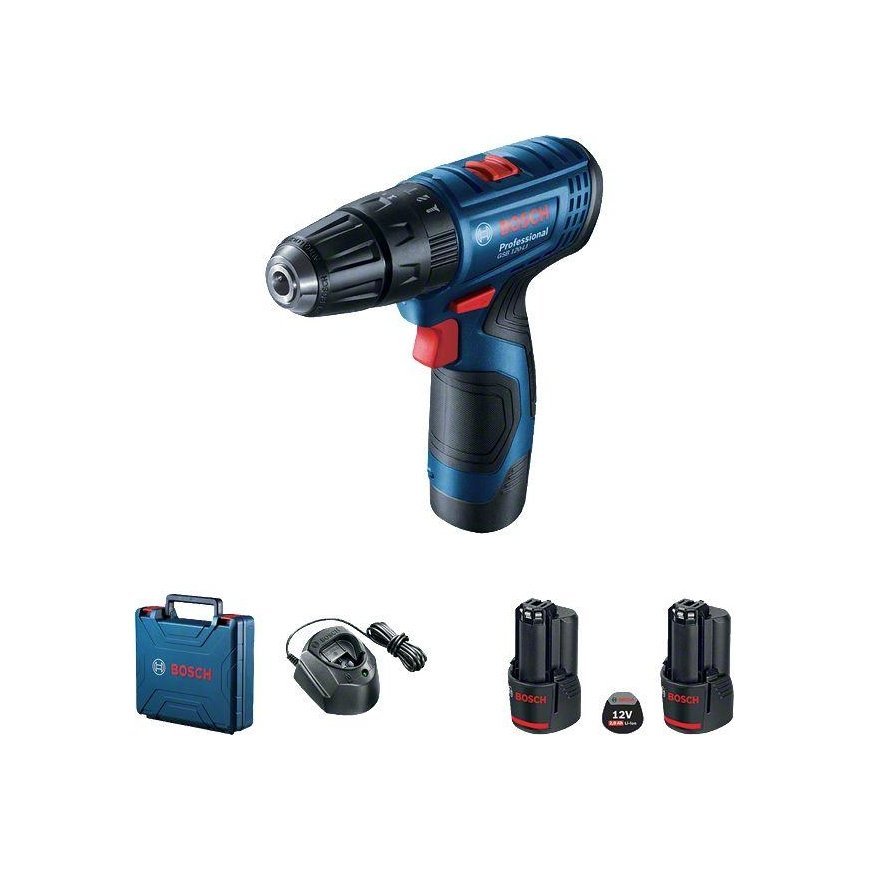 Cordless impact drill Bosch GSB 120-LI Professional, 12V 30/14Nm 2x2.0Ah – 3