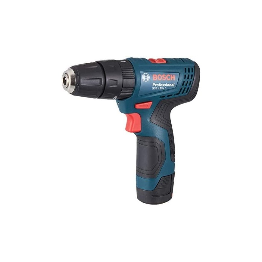 Akumuliatorinis smūginis gręžtuvas-suktuvas Bosch GSB 120-LI Professional, 12V 30/14Nm 2x2,0Ah – 4