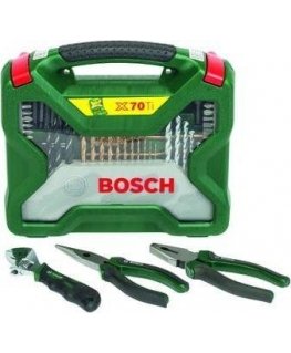Grąžtas BOSCH 70- PCS X-LINE SET & PLIERS
