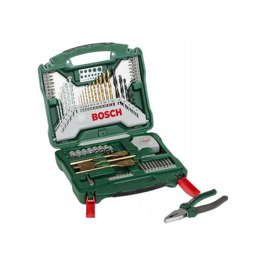 Grąžtas BOSCH 70- PCS X-LINE SET & PLIERS – 2