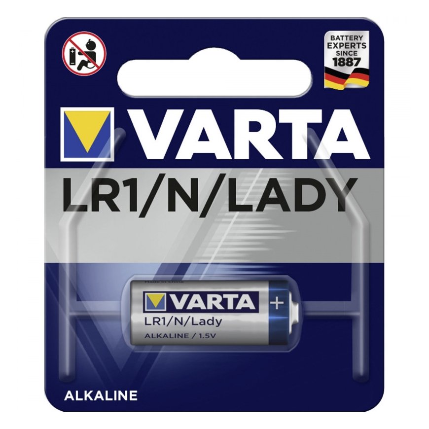 10x1 Varta electronic LR 1 Lady PU inner box – 2