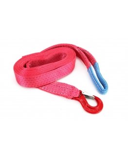 Tow rope 5m 50mm 7.5t hook + ear / hook - loop