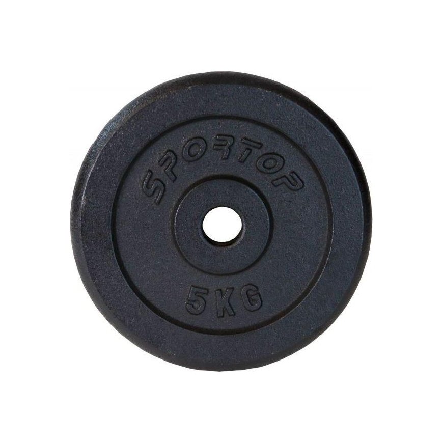 OBCIĄŻENIE ŻELIWNE Black 5 KG ENERO FIT fi26,5