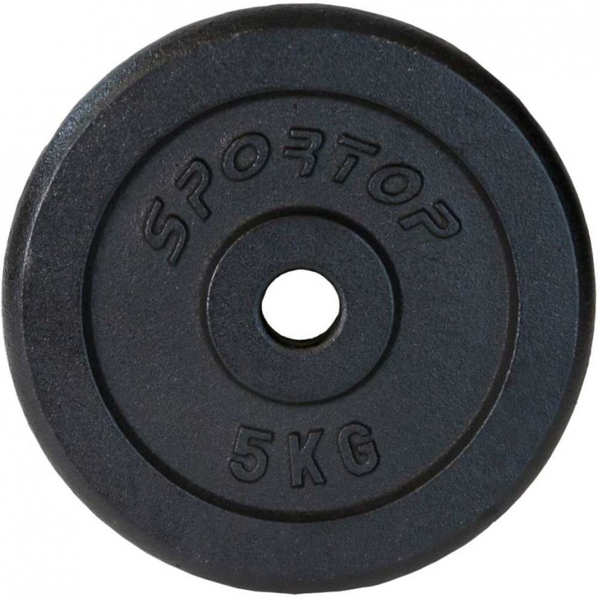 OBCIĄŻENIE ŻELIWNE Juoda 5 KG ENERO FIT fi26,5 – 2