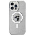 Karl Lagerfeld Case for iPhone 15 Pro Max 6.7" KLHMP15XHGKCNOT Clear HC Magsafe IML KC Glitter Karl Lagerfeld Case for iPhone 15 Pro Max 6.7" KLHMP15XHGKCNOT Clear HC Magsafe IML KC Glitter