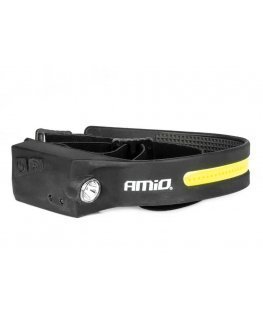 Flashlight czolowa led lh05 with motion sensor amio-03241