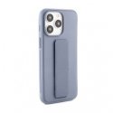 iLike Apple iPhone 15 Pro Max Silicone Case with stand Purple