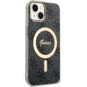 Guess IML 4G MagSafe case for iPhone 15 Black