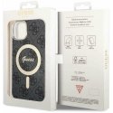 Guess IML 4G MagSafe dėklas, skirtas iPhone 15 Juodas