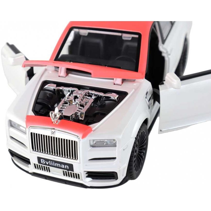 Lean Cars Automobilis R/C 1:20 Baltas ir raudonas Pilot Car – 3