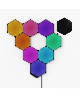 Nanoleaf Shapes Black Hexagons Starter Kit 9