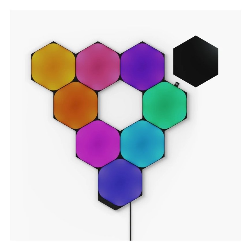 Nanoleaf Shapes Black Hexagons Starter Kit