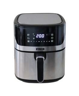 Hot air fryer NOVEEN AF550 6.5 l 1600 W Black, Silver
