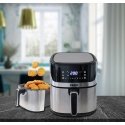 Kuumaõhufritüür NOVEEN AF550 6,5 l 1600 W Must, hõbedane Kuumaõhufritüür NOVEEN AF550 6,5 l 1600 W Must, hõbedane