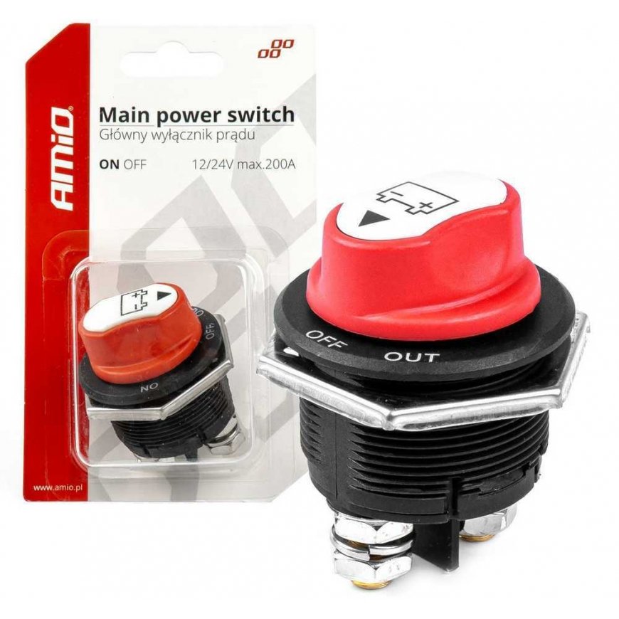 AMiO Hebel battery disconnect switch amio-03027