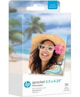 HP photo paper Sprocket Zink 8.9x10.8cm 50 sheets