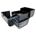 OSOM Professional suitcase Osom plastic with aluminum trim, black, 185x185x200 mm OSOM Professional suitcase Osom plastic with aluminum trim, black, 185x185x200 mm