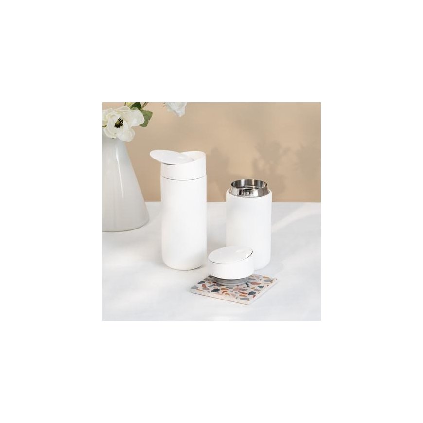 Fellow - Carter Slide Mug - White - Insulated mug 473ml – 5