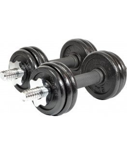 Enero Keičiamo svorio hanteliai EB Fit, 15 kg (2x7.5kg)