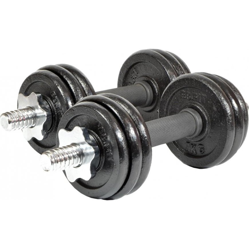Enero Keičiamo svorio hanteliai EB Fit, 15 kg (2x7.5kg)