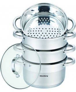 STEAM POT KLAUSBERG 5 ELEM. 20cm KB-7140