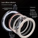CP X4 LED 16cm Uzlādējama Selfie Lampa ar BT Pulti & Rokturi + Grīdas statīvu 20-90cm + Telefona stiprinājums CP X4 LED 16cm Uzlādējama Selfie Lampa ar BT Pulti & Rokturi + Grīdas statīvu 20-90cm + Telefona stiprinājums