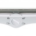 TRIXIE Hinged cat door with 2 tunnels, white, 4-way