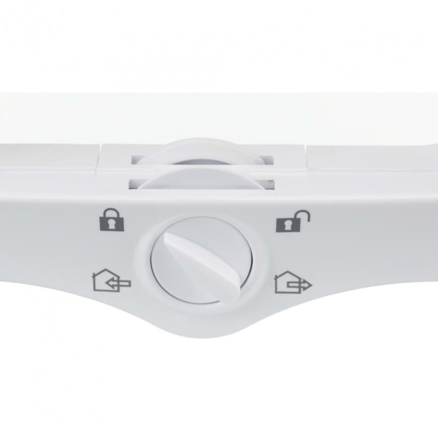 TRIXIE Hinged cat door with 2 tunnels, white, 4-way – 5
