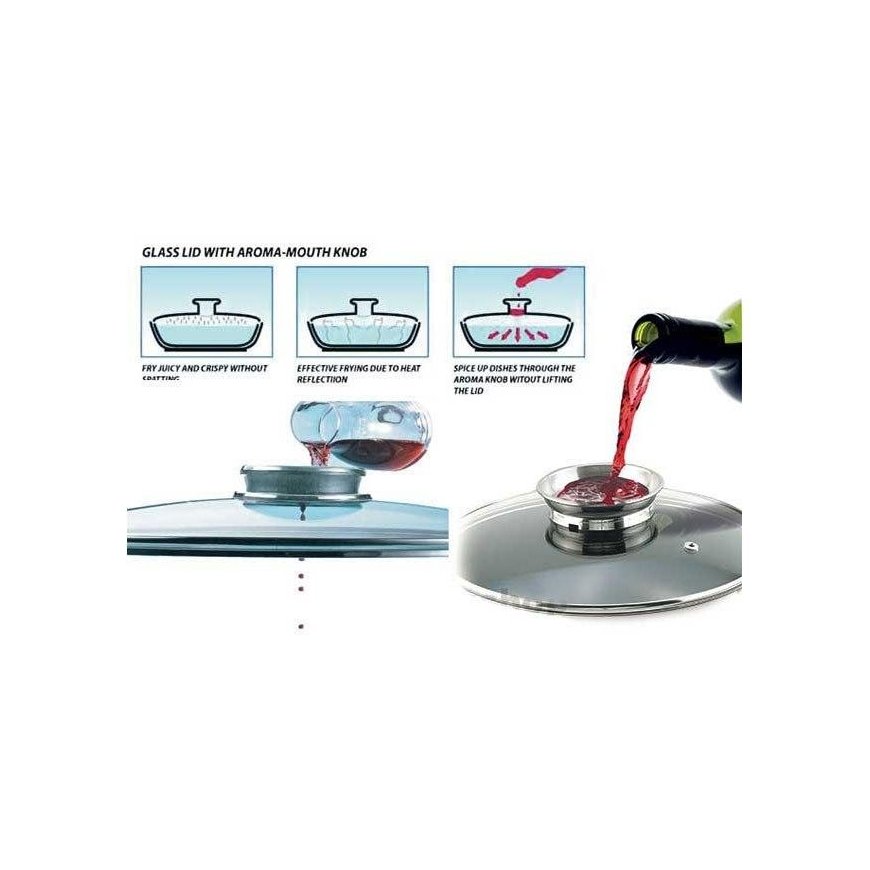 CERAMIC Frying pan 32cm WITH LID KLAUSBERG KB-7365 – 2