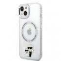 Karl Lagerfeld Case for iPhone 14 Plus 6.7" KLHMP14MHNKCIT Clear Hard Case Magsafe IML NFT Karl&Choupette Karl Lagerfeld Case for iPhone 14 Plus 6.7" KLHMP14MHNKCIT Clear Hard Case Magsafe IML NFT Karl&Choupette