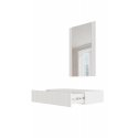 Cama Tualetinis staliukas su veidrodžiu PAFOS 80x41,6x100 baltas matinis Cama Tualetinis staliukas su veidrodžiu PAFOS 80x41,6x100 baltas matinis