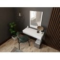 Cama Tualetinis staliukas su veidrodžiu PAFOS 80x41,6x100 baltas matinis Cama Tualetinis staliukas su veidrodžiu PAFOS 80x41,6x100 baltas matinis