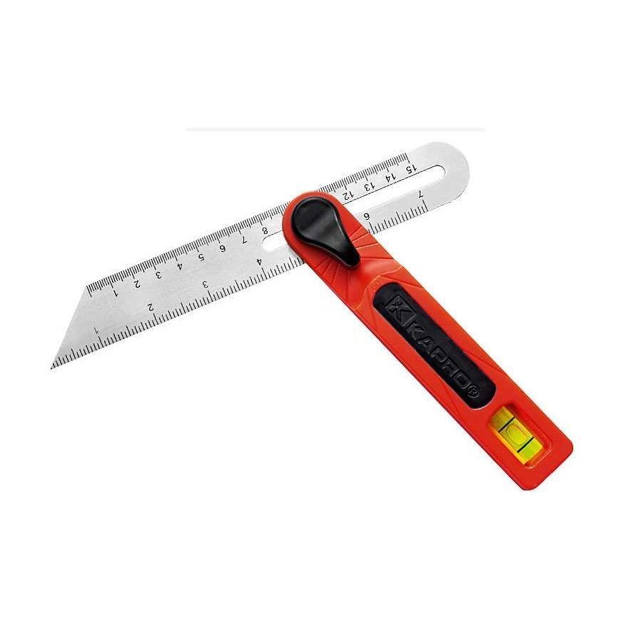 Kapro T-bevel protractor with spirit level