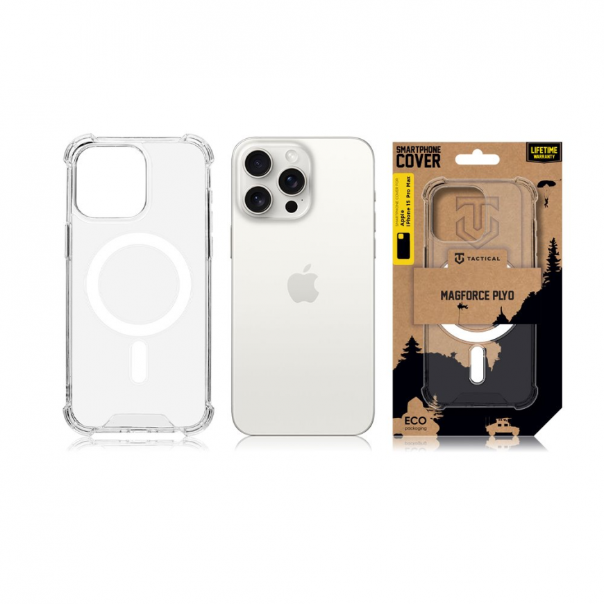 Case Tactical MagForce Plyo cover for Apple iPhone 15 Pro Max Transparent – 3