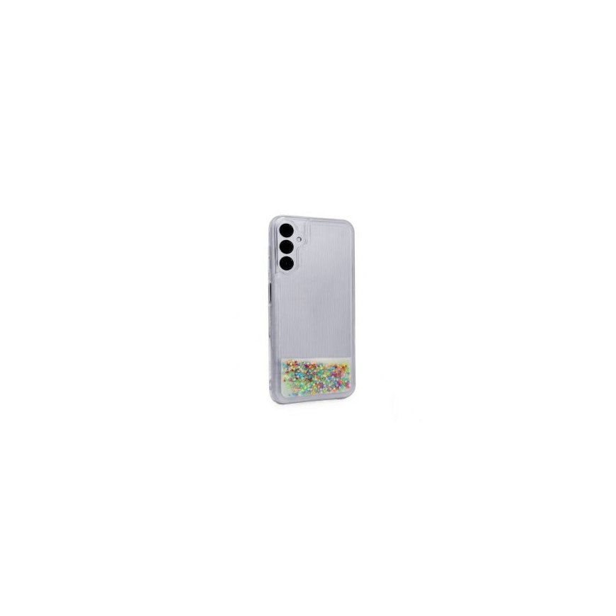 iLike Samsung Galaxy A14 5G Silicone Case Water Glitter Rainbow