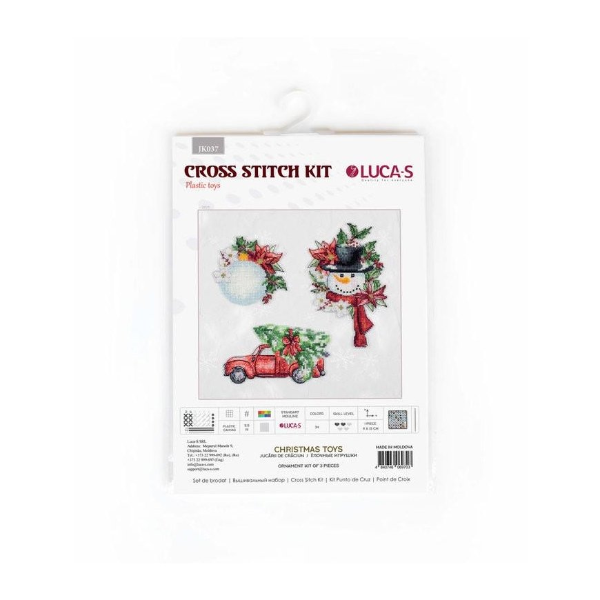 luca S Toys cross stitch kit Christmas toys SJK037 – 4