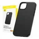 Phone Case for iPhone 15 Plus Baseus Fauxther Series (Black) Phone Case for iPhone 15 Plus Baseus Fauxther Series (Black)