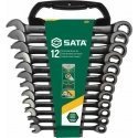 SATA FLOW-EYE WRENCH, 12 pcs., WITH RATCHET SATA FLOW-EYE WRENCH, 12 pcs., WITH RATCHET